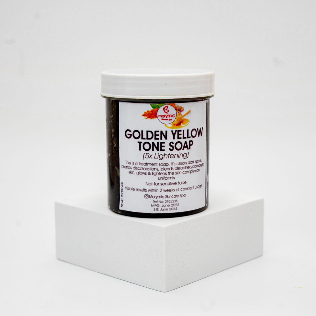 Golden Yellow Tone Soap 250ml » Marymic Skincare